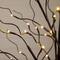 3ft. 5ft. 6ft. Artificial Brown Birch Trees with Warm White LED Lights - Set of 3